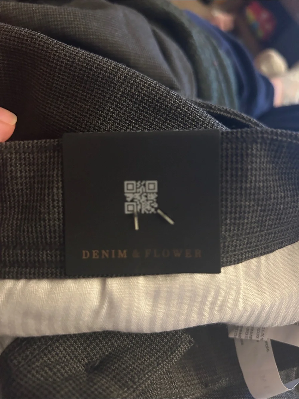 Denim & Flower Charcoal Gray Dress Pants